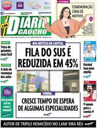 Capa do jornal Diário Gaúcho 07/02/2020