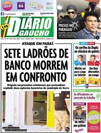 Capa do jornal Diário Gaúcho 07/03/2020