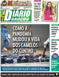 Capa do jornal Diário Gaúcho 19/06/2020