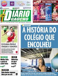 Capa do jornal Diário Gaúcho 21/02/2020