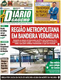 Capa do jornal Diário Gaúcho 22/06/2020