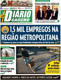 Capa do jornal Diário Gaúcho 25/08/2020