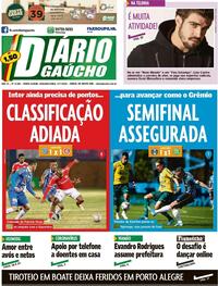 Capa do jornal Diário Gaúcho 27/07/2020