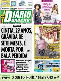 Capa do jornal Diário Gaúcho 30/12/2020