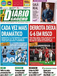 Capa do jornal Diário Gaúcho 01/11/2021