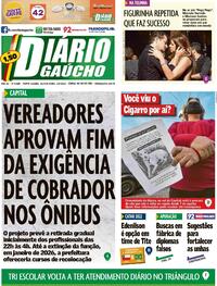 Capa do jornal Diário Gaúcho 02/09/2021