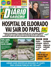 Capa do jornal Diário Gaúcho 02/11/2021