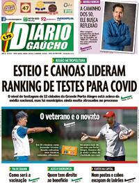 Capa do jornal Diário Gaúcho 03/04/2021