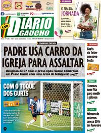Capa do jornal Diário Gaúcho 04/03/2021