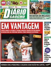 Capa do jornal Diário Gaúcho 04/06/2021