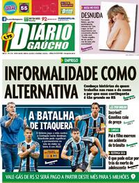 Capa do jornal Diário Gaúcho 04/12/2021