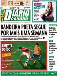 Capa do jornal Diário Gaúcho 05/03/2021