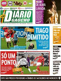Capa do jornal Diário Gaúcho 05/07/2021