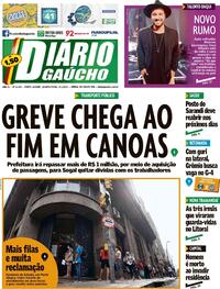 Capa do jornal Diário Gaúcho 06/01/2021