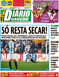 Capa do jornal Diário Gaúcho 06/12/2021