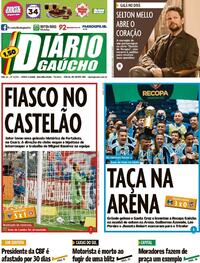 Capa do jornal Diário Gaúcho 07/06/2021