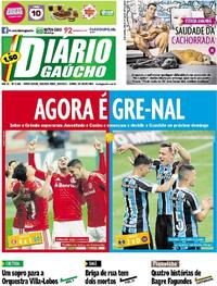 Capa do jornal Diário Gaúcho 10/05/2021
