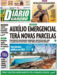 Capa do jornal Diário Gaúcho 12/02/2021