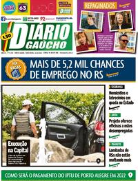 Capa do jornal Diário Gaúcho 14/12/2021