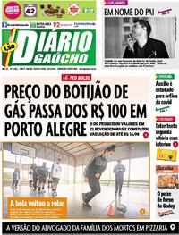Capa do jornal Diário Gaúcho 16/06/2021