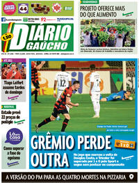 Capa do jornal Diário Gaúcho 18/06/2021