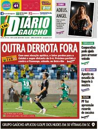 Capa do jornal Diário Gaúcho 18/11/2021
