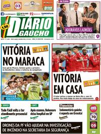 Capa do jornal Diário Gaúcho 19/07/2021