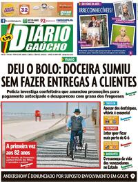 Capa do jornal Diário Gaúcho 21/08/2021
