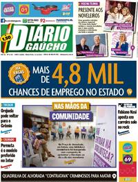 Capa do jornal Diário Gaúcho 21/12/2021