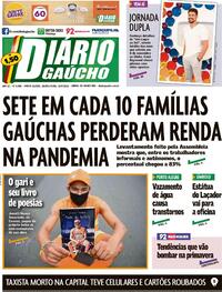 Capa do jornal Diário Gaúcho 23/09/2021