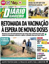 Capa do jornal Diário Gaúcho 24/06/2021