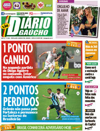 Capa do jornal Diário Gaúcho 28/06/2021