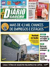 Capa do jornal Diário Gaúcho 28/12/2021