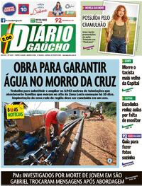 Capa do jornal Diário Gaúcho 01/09/2022