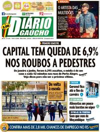 Capa do jornal Diário Gaúcho 02/08/2022