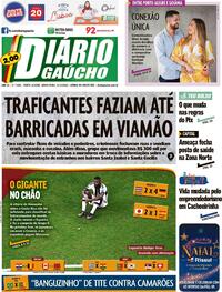 Capa do jornal Diário Gaúcho 02/12/2022