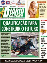 Capa do jornal Diário Gaúcho 03/09/2022