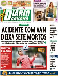 Capa do jornal Diário Gaúcho 05/07/2022