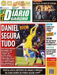 Capa do jornal Diário Gaúcho 05/08/2022
