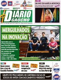 Capa do jornal Diário Gaúcho 05/11/2022