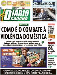 Capa do jornal Diário Gaúcho 06/08/2022