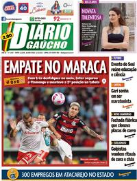 Capa do jornal Diário Gaúcho 06/10/2022