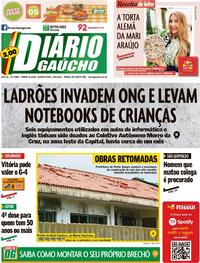 Capa do jornal Diário Gaúcho 08/06/2022