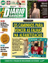 Capa do jornal Diário Gaúcho 09/04/2022