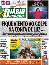 Capa do jornal Diário Gaúcho 10/11/2022