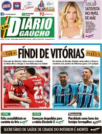 Capa do jornal Diário Gaúcho 12/09/2022