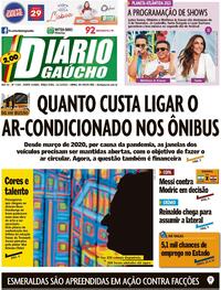 Capa do jornal Diário Gaúcho 13/12/2022