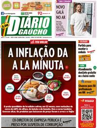 Capa do jornal Diário Gaúcho 15/06/2022