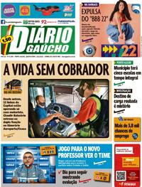 Capa do jornal Diário Gaúcho 16/02/2022