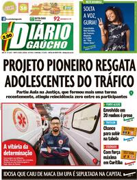 Capa do jornal Diário Gaúcho 16/07/2022